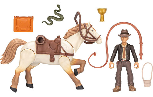 Figura Indiana Jones Con Caballo Accesorios Hasbro