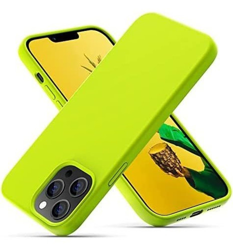 Funda Caloop Para iPhone 13 Pro Max-verde Fosforescente