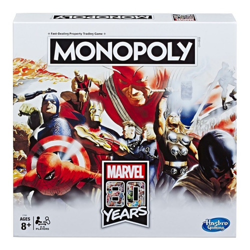 Monopoly Marvel 80 Years Edición Especial De Hasbro Avengers