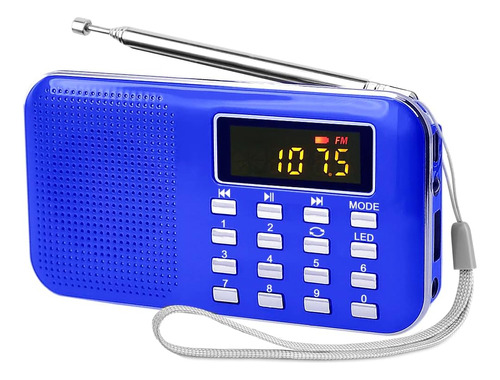 Soporte De Radio Portátil, Tarjeta Micro Sd/tf/usb/grabación