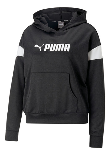 Buzo Con Capucha Puma Fit Tech Knit Mujer Negra