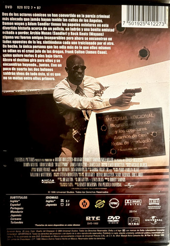A Prueba De Balas / Bulletproof Adam Sandler Pelicula Dvd