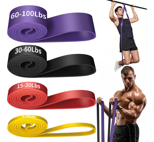 Kit 14 Power Bands Banda Elástica De Resistencia Pull Up Gym