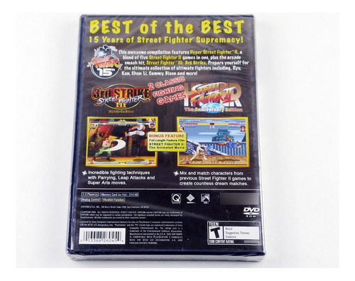 Street Fighter Anniversary Collection Playstation 2