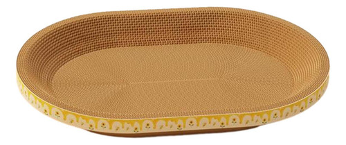Almohadilla Rascadora Ovalada Para Gatos, 45cmx31cmx10cm