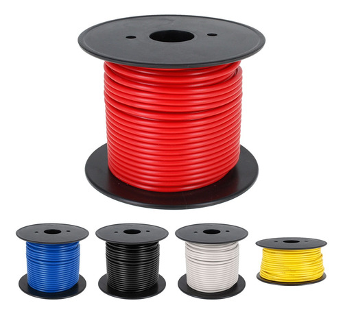 Rollo Cable Para Instalacion Automotriz Calibre 16 30 Mts