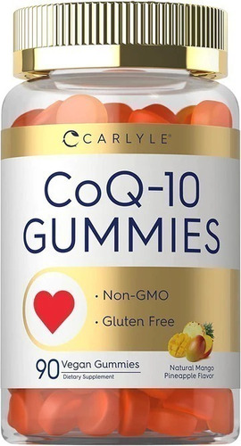 Carlyle | Coq10 | Coenzyme Q-10 | 50mg | 90 Gummies