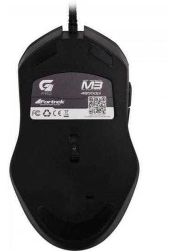 Imagem 8 de 9 de Mouse Gamer Pro M3 Rgb Preto Fortrek