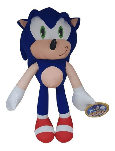 Imagen 1 de 1 de Muñeco Soft Sonic The Hedgehog 44 Cm New Toys