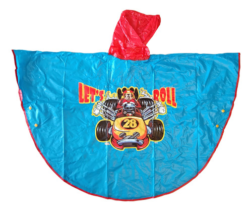 Capa Para Lluvia Impermeable Infantil Mickey Mouse