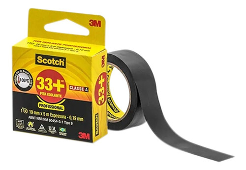 Fita Isolante 3m Scotch 33+ 05 Mts