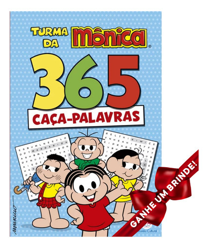 Livro Turma Da Mônica - 365 Caça-palavras Crianças Filhos