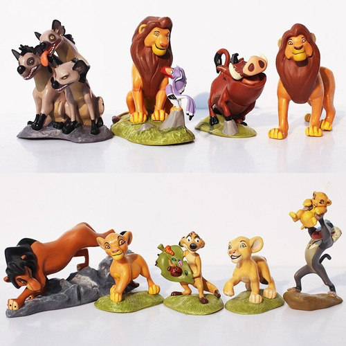 5-9 Cm 9 Piezas/lote Figuras Del Rey León Simba Mufasa Nala