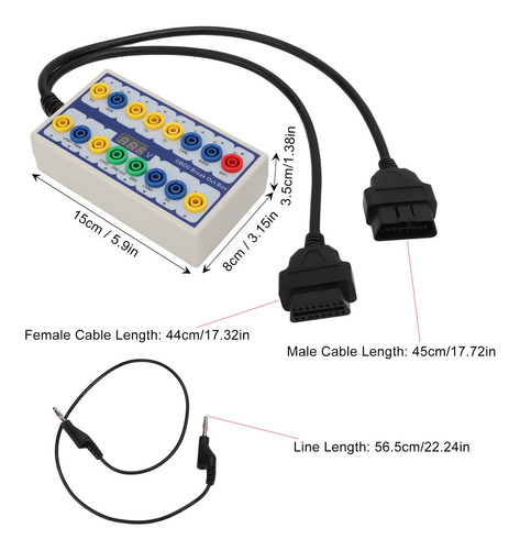 Detector De Pinout Obd2 Caja De Ruptura Universal De Alto Re