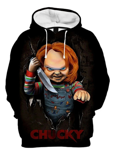 Bride Of Chucky Sudaderas Con Capucha Estampadas Para Hombre