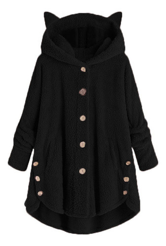 Sudadera Con Capucha O Coat Keep Warm Para Mujer, Orejas Irr