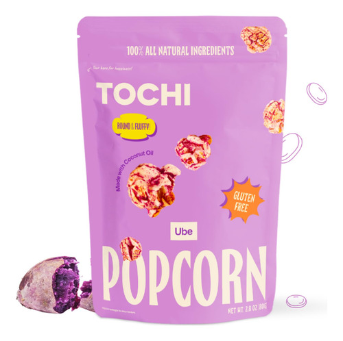 Tochi Snacks Gourmet De Palomitas De Maiz, Sabor Ube - Usand