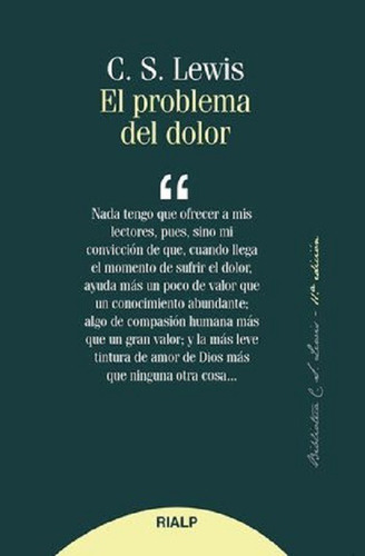 Problema Del Dolor,el - Lewis , Clive Staples