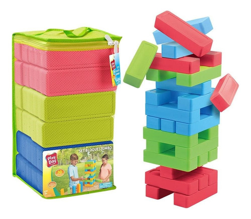 Set De Bloques Play Day Jumbo 30 Piezas