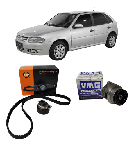 Distribución Zen + Bomba Vmg Vw Gol Power 1.4 8v 2011-2015