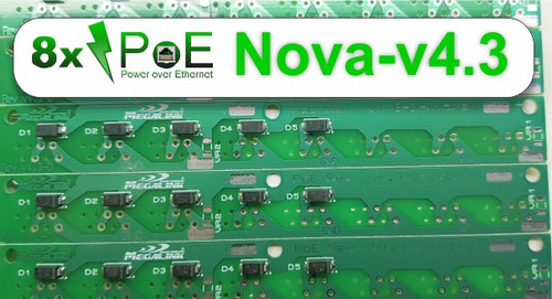 10 Placa Poe V4.3 P/ Switch Intelbras Sf-800q+ Vlan E Re118