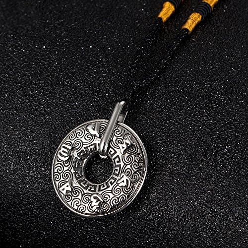 Inreng Collar Con Colgante De Mantra Budista Tibetano Om Man