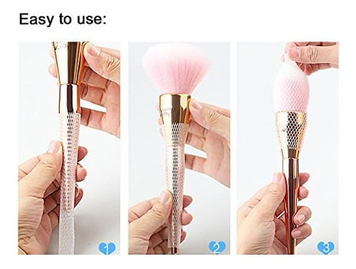 100 Uds Protector De Brochas De Maquillaje, Brocha De De De
