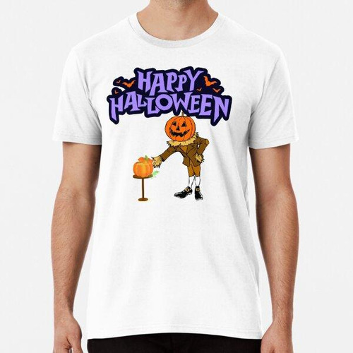 Remera Feliz Halloween-espíritu Halloween Cerca De Mí Algodo