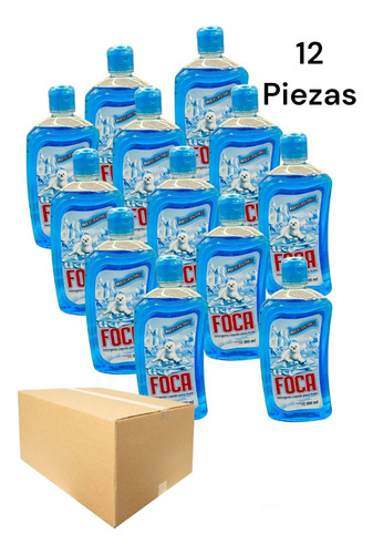 Detergente Liquido Foca 500ml-12pzas