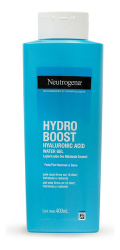  Gel Hidratante Corporal Hydro Boost 400ml Neutrogena Fragrância Lavanda Tipo De Embalagem Pote