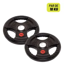 Comprar Discos Olímpicos Pesas 10 Kg X 2 Caucho \u002Facero