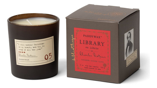 Paddywax Library Collection Charles Dickens Vela Perfumada D