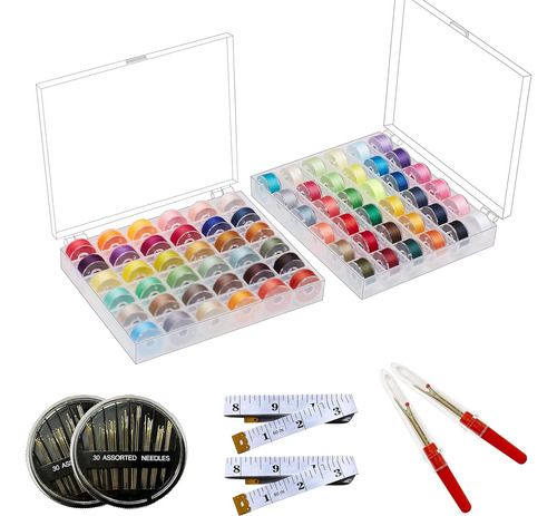 72 Bobinas De Colores Surtidos Estuche Compatibles  , B...