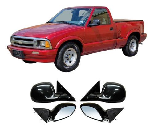 Par Juego Espejo Chevrolet S10 1995 1996 1997 S/cont Tyc