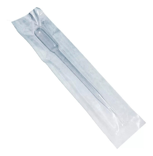 Pipeta Pasteur Estéril 3ml Graduada - Kit 200 Unidades