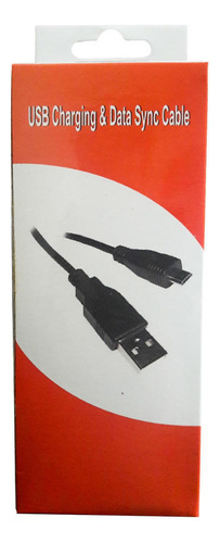 Cable De Carga Para Mando Dualshock 4 Playstation 4 Color Negro