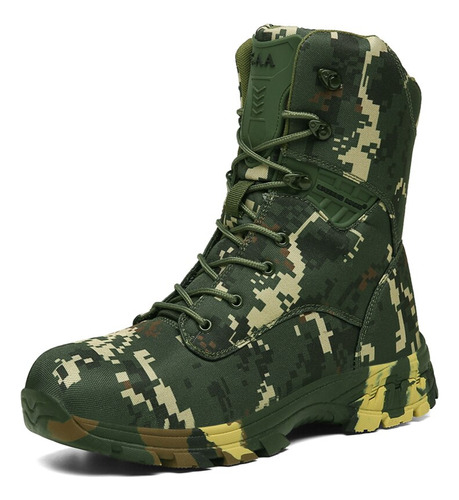 Botas Militares De Camuflaje Para Hombre Special Force Deser