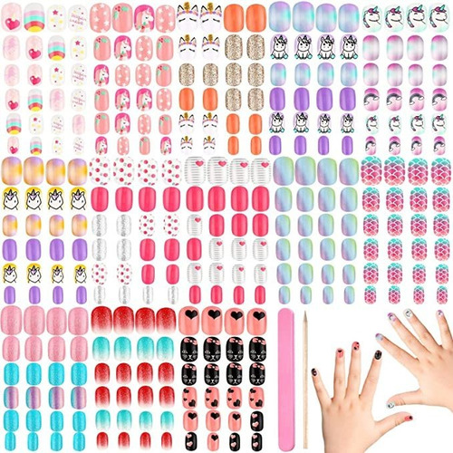 312 Piezas De U&ntilde;as Para Ni&ntilde;os De U&ntilde;as .