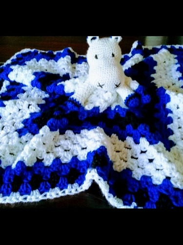 Manta Mantilla De Apego Crochet Amigurumi Oso /hipopótamo