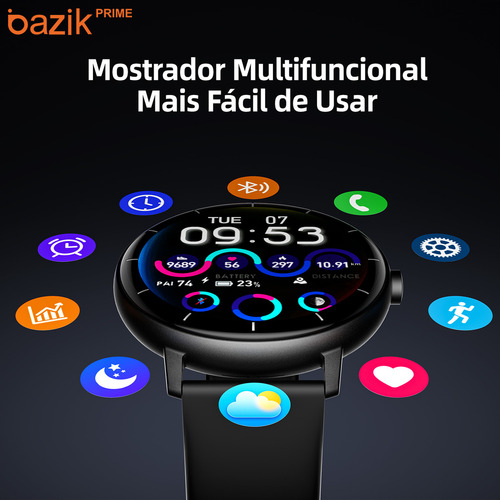 Relógio Inteligente Bazik Prime Gtr4 Pro 47mm Nfc Amoled Android Ios Relogio Smartwatch Masculino E Feminino Smartwatch Para Presente Minimalista Lançar Em 2025