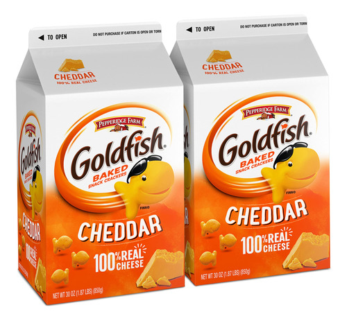 Pepperidge Farm Galletas De Queso Cheddar Goldfish, 30 oz