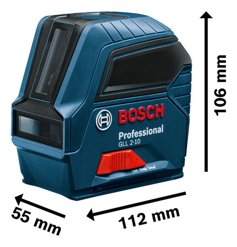Nivel Láser Bosch Gll 2-10 Línea 4.5v 10 Metros 0601063l00