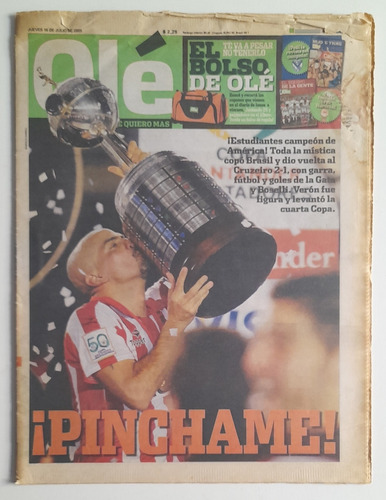 Diario Ole Estudiantes De La Plata Campeon De America 2009