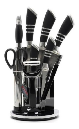 Set De Cuchillos Inoxidable Winsor Acero  9 Pzs