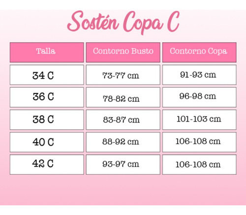 Sosten Microfibra Encaje Copa C