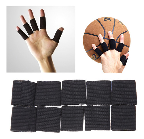 10 Peças De Suporte Para Artrite, Elástico, Protetor De Dedo