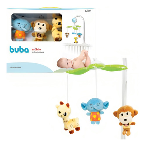 Móbile Baby Animais Canção De Ninar 6683 - Buba