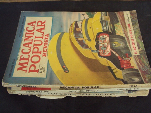 Lote Antiguas Revistas Mecanica Popular (4 Ejs)