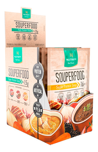 Soupefood Vegana Frango De Legumes Nutrify 10und