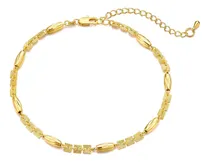 Comprar Tobilleras Chapadas En Oro Para Mujer, Tobilleras Grandes,